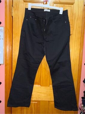 Riders by Lee Black Wide-Leg Flare Jeans - High Rise